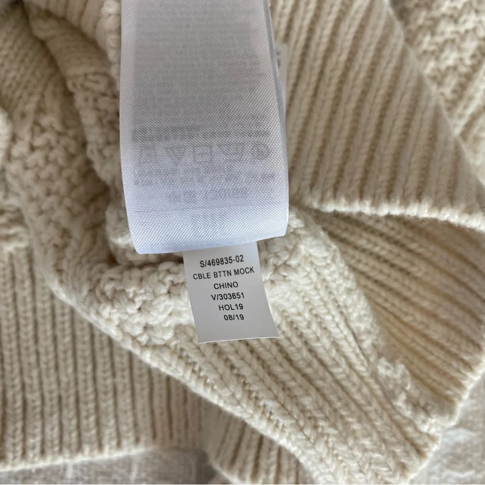 GAP Kids Cream Knit Sweater and Blue Children’s Place button down